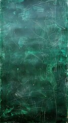 Deep Green Chalkboard with Scratches