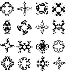 Obraz premium black and white pattern