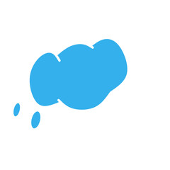 Flat Cloud Weather Icon
