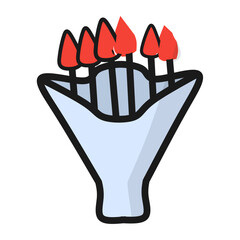 Flat Wedding Icon