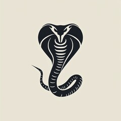 Fototapeta premium Cobra Encryption Logo Design