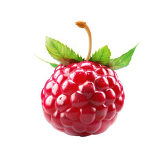 Juicy Red Raspberry: A Close-Up View of Nature's Goodness