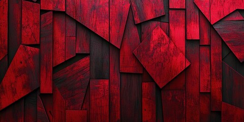 Red background with a red square in the middle