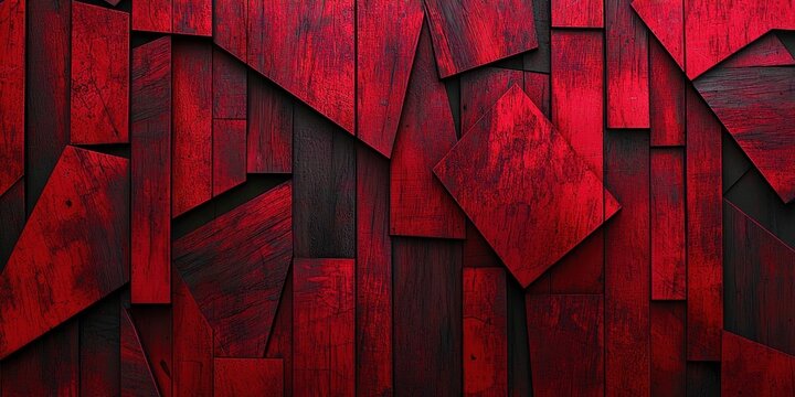 Red background with a red square in the middle