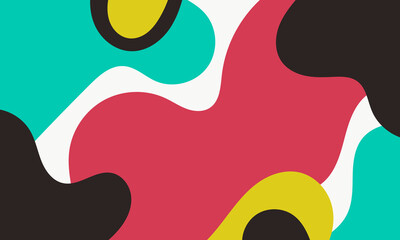 Modern Abstract Fluid Shapes Background Template for Creative and Professional Designs