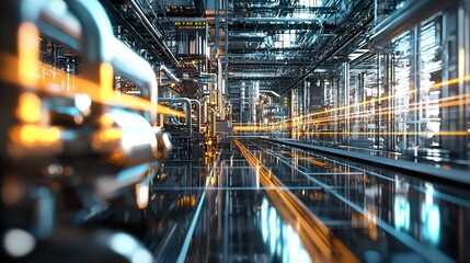 Fototapeta premium US Tech Industry Conceptual Image 16k Resolution
