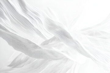 Obraz premium Abstract White Topography Layered 3D