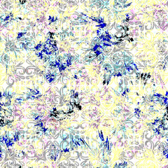 abstract background with flowers