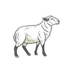 sheep vector art and illustration