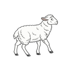 sheep vector art and illustration