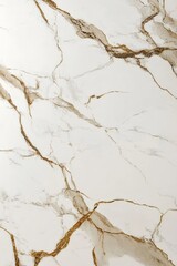 Obraz premium White and Gold Marble Texture with Natural Veins, Elegant Stone Background, Luxury Design Material