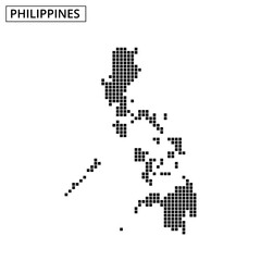 Filipina map illustration showcasing the geographical outline of the Philippines