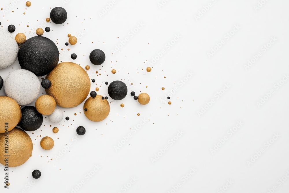 Poster a clean 2d illustration of dust particles floating in a light beam, drawn in soft grays and yellows 