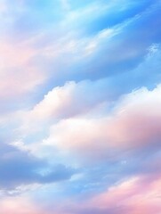 Obraz premium Soft Pastel Sky