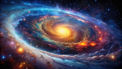 Obraz premium Cosmic Wonders: Deep Space Nebulae, Stellar Dust, Galaxy Photography, Astronomy Images