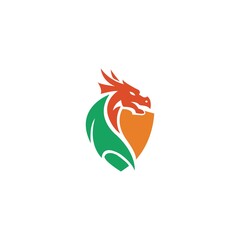 Dragon vector logo  template design