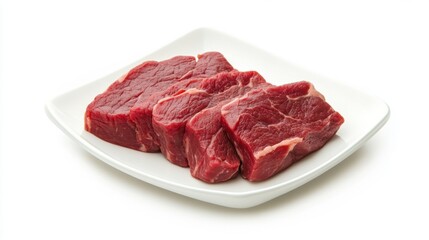 Sizzling Grilled Steak: Bold, Flavorful, and Versatile Delight on a White Plate