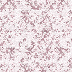 seamless pattern with pink flowers