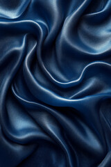 Obraz premium A matte latex background in deep navy blue, with faint, soft lighting to emphasize its smooth texture and modern feel,