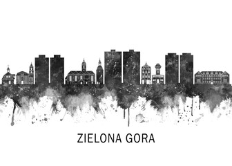 Zielona Gora Poland Skyline Cityscape