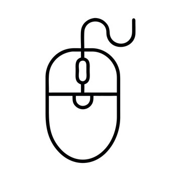 recommend clip art: line art mouse icon 