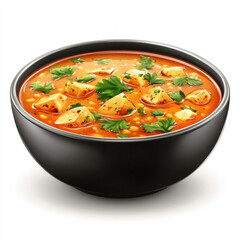 Curry Bowl Isolated