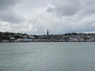 Fototapeta premium Cobh City in Ireland, Touristic Location View