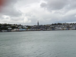 Fototapeta premium Cobh City in Ireland, Touristic Location View