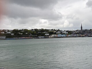 Fototapeta premium Cobh City in Ireland, Touristic Location View