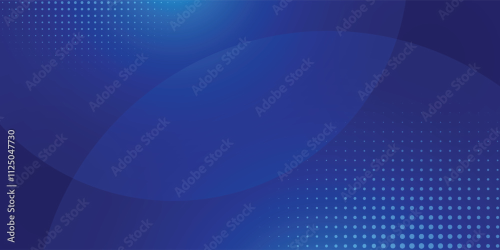 Wall mural gradient blue background with halftone vector design in eps 10
