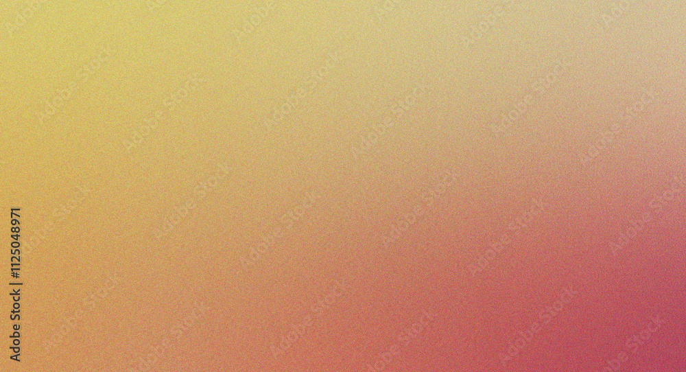 Wall mural premium red and yellow grainy gradient background featuring seamless noise texture effects for stand