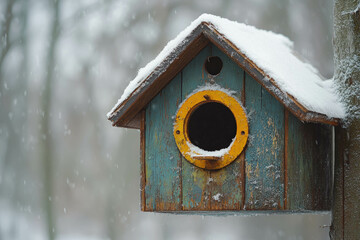 Winter Bird House