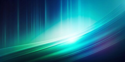 Abstract Teal and Blue Diagonal Lines Light Burst Composition