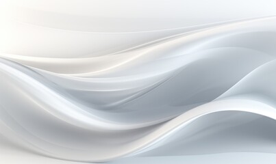 白色曲线流动未来时尚抽象背景
