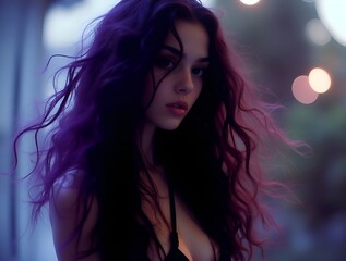 intimate portrait of a woman bathed in soft light and warm tones