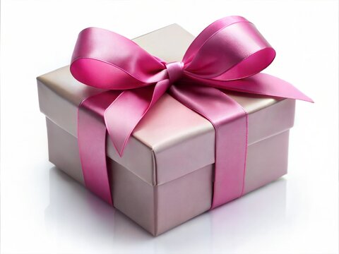 This charming gift box, adorned with a vibrant pink ribbon, is beautifully wrapped, making it an ideal surprise for birthdays, anniversaries, or just to bring joy to loved ones