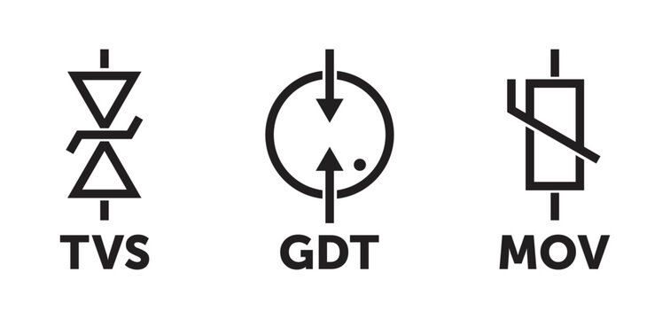 Surge protection in socket outlet extender - TVS, MOV and GDT