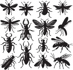 set of insects