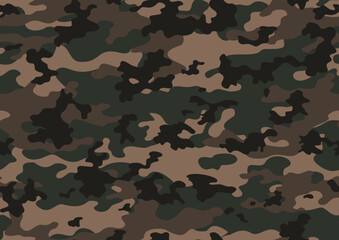 Fototapeta premium camouflage seamless army pattern, military background texture, stylish fashion print