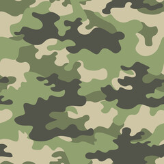
camouflage army green pattern, seamless modern background, repeat texture for print