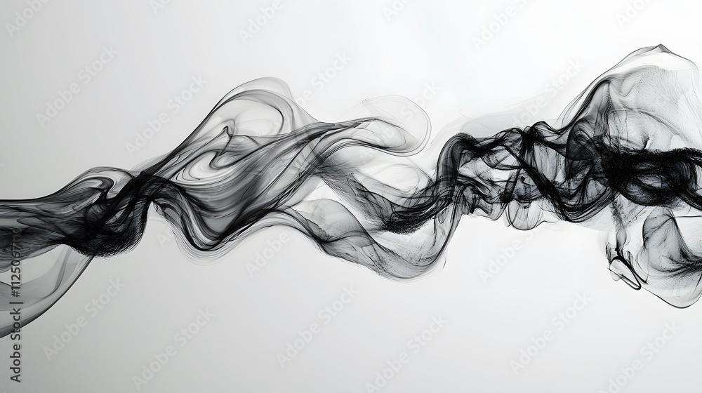 Aufkleber A clean digital canvas featuring abstract, flowing elements blending seamlessly.