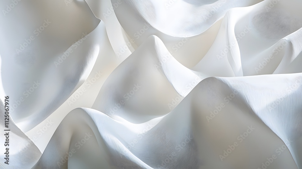 Aufkleber An abstract representation of seamless communication with soft waves of light.