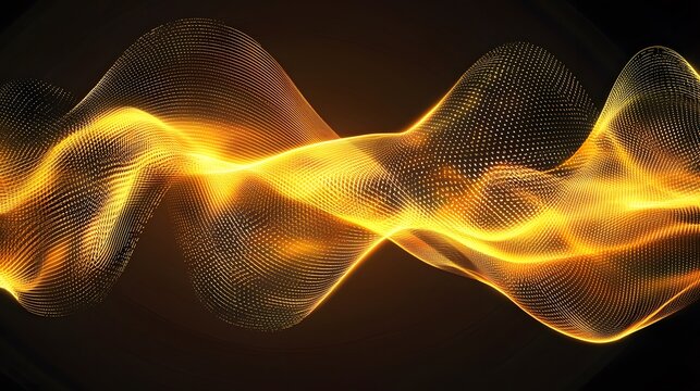 An abstract representation of seamless communication with soft waves of light.