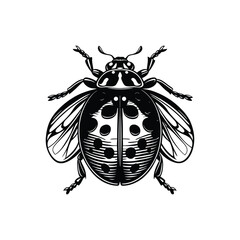 ladybug vector art and illustration