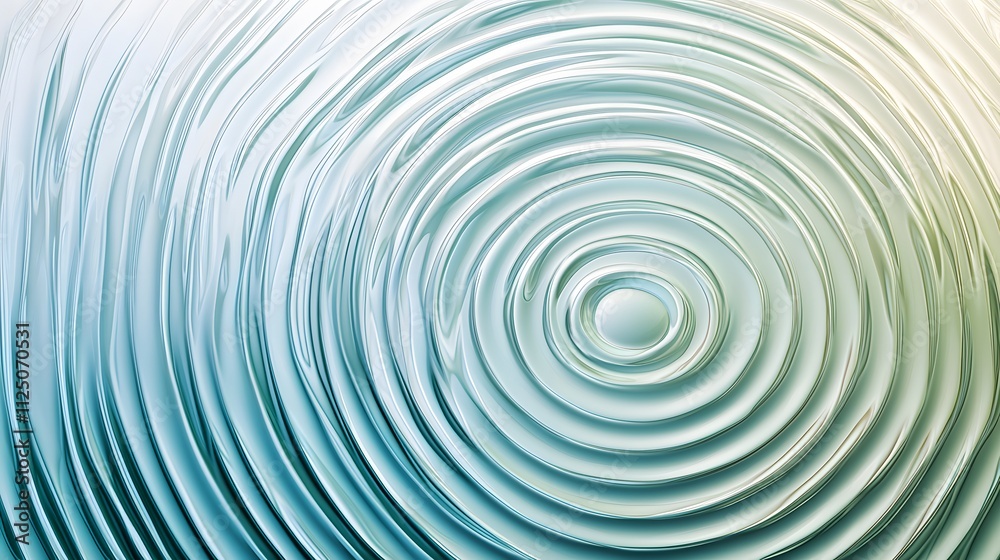 Poster a glowing ripple effect in soft blue and green gradients forming a seamless texture.