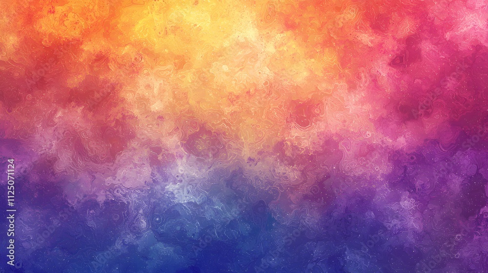 Poster A vibrant gradient mesh with smooth transitions forming a seamless abstract background.