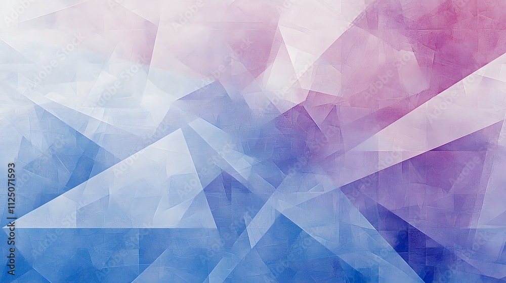 Aufkleber A minimalist abstract texture with translucent overlapping shapes in pastel gradients.