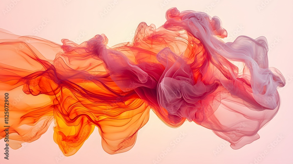 Poster A clean design of flowing translucent layers blending seamlessly into an abstract composition.