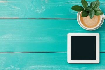 A dramatic shot of a tablet on a rustic wooden desk, showing the first chapter of a gripping mystery novel