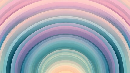 A symmetrical arrangement of soft gradient arcs forming a minimalist seamless texture.